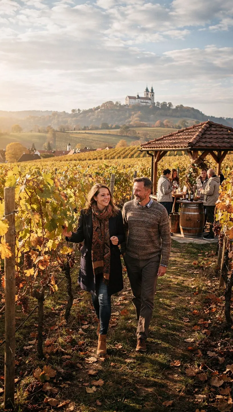 Person walking in a park, promoting mental health.