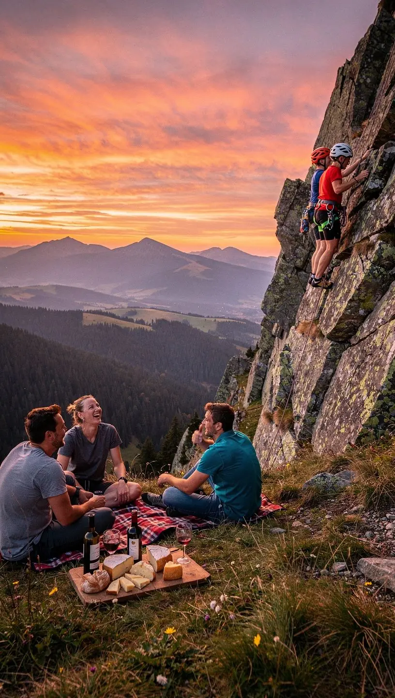 Person walking on a scenic outdoor trail